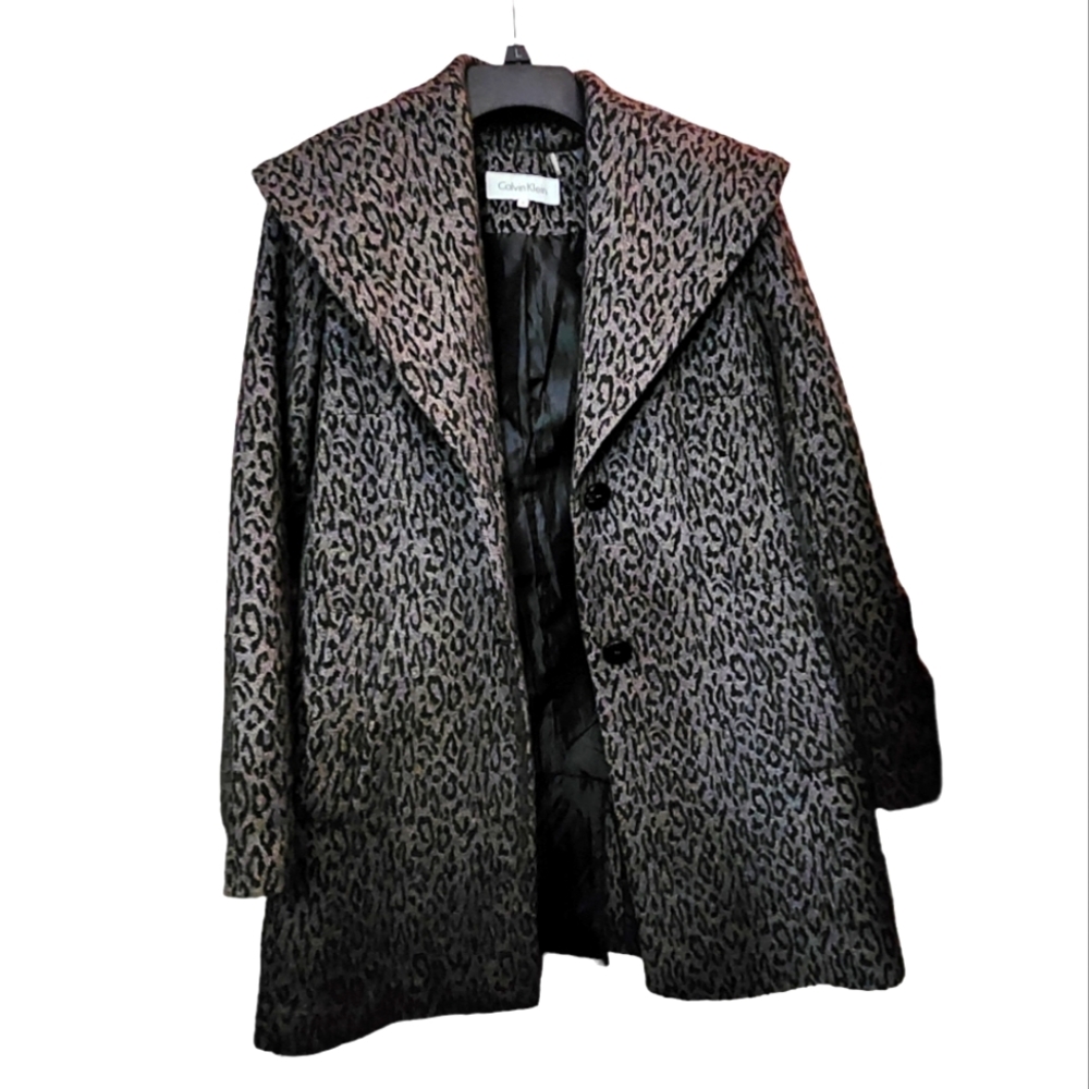 Calvin Klein Leopard Print Jacket